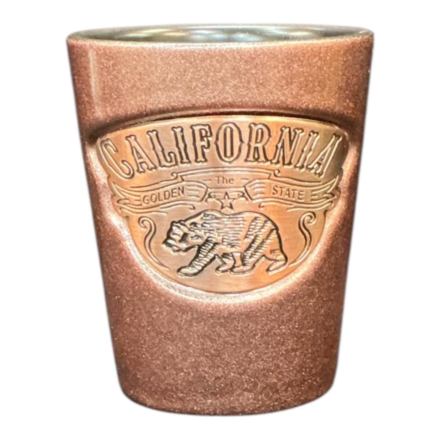 Shot Glass Bronze Ca Bear