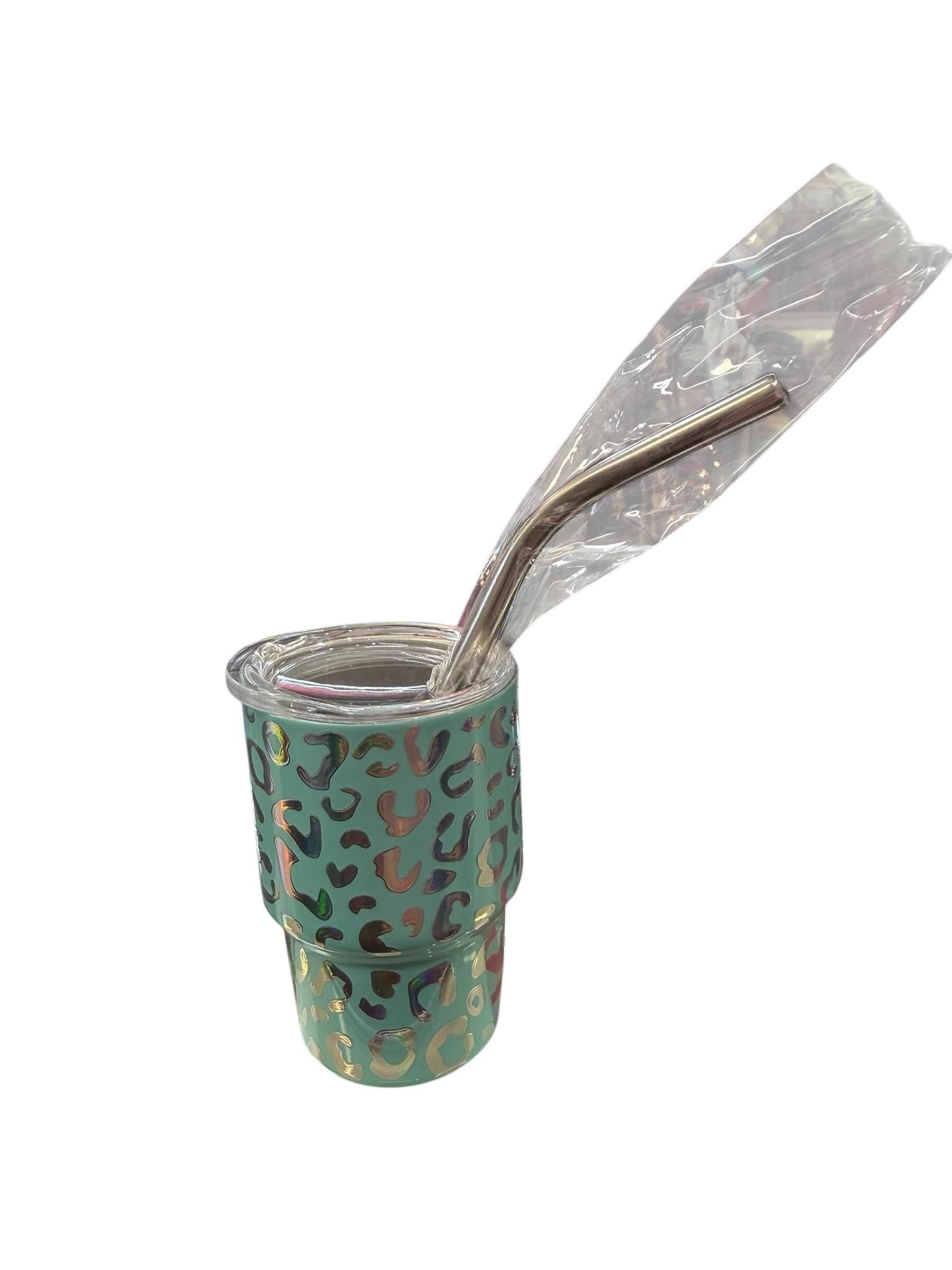 Shot Glass Mini Leopard Tumblr