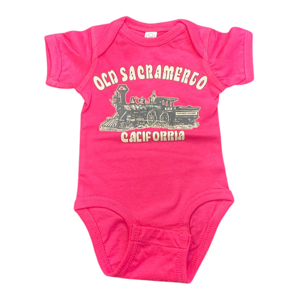 Old Sacramento Train Onesie
